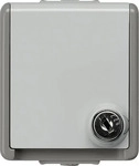Siemens 5UB4714, Siemens Aufputz-Schutzkontakt-Steckdose abschlie&szlig;bar IP44 16A 230V