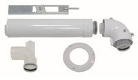 Vaillant Basis-Anschlussset Brennwert 60/100 an Abgasleitung DN 80 im Schacht,...