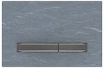 Geberit Sigma 50 Dr&uuml;ckerplatte, 2-Mengen-Sp&uuml;lung, Square, Mustang-Schiefer,