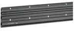 hager Sockelleistenkanal-Unterteil, PVC Recyclat 30%, SL 20x115mm, 4 Kammern, schwarz