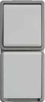 Siemens 5TA4816, Siemens DELTA Fl&auml;che Wechselschalter mit Schutzkontakt-Steckdose