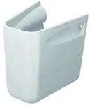Duravit D-Code Halbs&auml;ule aus Keramik 268x245x305mm, Wei&szlig; Hochglanz, wandh&auml;ng.,