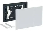 Geberit Sigma70 Bet&auml;tigungsplatte, 2-Mengen-Sp&uuml;lung, Glas, 15,8x24x1,1cm, Wei&szlig;,