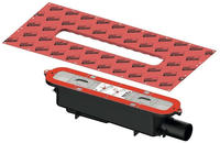 Tece drainprofile Ablauf Norm DN 50 mit seitlichem Auslauf 0,8 l/s 673002