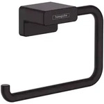 Hansgrohe AddStoris Q Toilettenpapierhalter, Mattschwarz 41771670