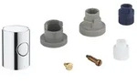 Grohe Metallgriff, DN 15, Mengengriff mit EcoButton, Spartaste mit individuell