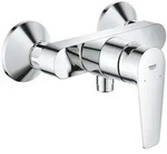 Grohe BauEdge Einhand-Brausebatterie Wandmontage, mit Temperaturbegrenzer, Chrom,