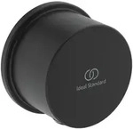 Ideal Standard Wandanschlussbogen Idealrain Round f&uuml;r Brauseschlauch G1/2 Silk Black