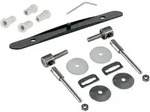 Geberit Scharnierset f&uuml;r WC-Sitz, Befestigung von oben, Edelstahl, 598138000