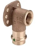 Viega Sanpress Wandscheibe mit SC-Contur 2225.5, d. 15mm x Rp 1/2", Siliziumbronze