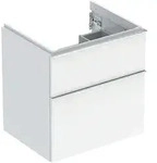Geberit iCon Unterschrank f&uuml;r Waschtisch, 2 Schubladen Waschtisch 60cm, Wei&szlig;