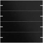 Gira Wippenset 4-fach Tastsensor 4, Aluminium Schwarz eloxiert, 5024126 5024126