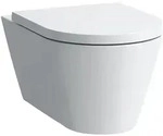 Laufen Tiefsp&uuml;l-WC Set wandh&auml;ngend Kartell 545x370x355mm, mit Sitz, sp&uuml;lrandlos,