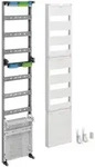 hager Verteilerfeld, univers Z, H&ouml;he 1200mm, 6-reihig, 1-feldig, mit APZ unten