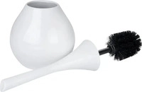 WENKO FLAKON WC-Garnitur, Wei&szlig;, Keramik