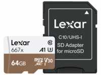 Lexar LSDMI64GB667A, Lexar microSDXC High-Performance 64 GB 667x UHS-I