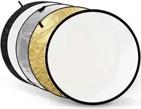 Godox RFT-05-110110, Godox 110cm 5in1 Reflectionsschirm Gold, Silber, Wei&szlig;, Schwarz