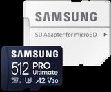 Samsung PRO Ultimate 512 GB microSD-Speicherkarte mit SD-Karten-Adapter
