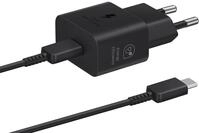Samsung Schnellladeger&auml;t T2510 USB-C 25W mit Datenkabel, Schwarz