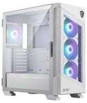 MSI MPG Velox 100R MIDI Tower Gaming Geh&auml;use, Echtglas Seitenfenster RGB Wei&szlig;