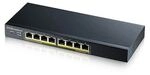 ZyXEL GS1900-8HP V3 8-Port GbE L2 PoE Smart Switch, 802.3at l&uuml;fterlos PoE+ 70W