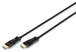 DIGITUS AK-330125-150-S AOC Hybrid Glasfaser HDMI Kabel UHD 4K 15m schwarz