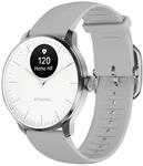 Withings ScanWatch Light wei&szlig;/grau Herzfrequenzmessung, Schlaf&uuml;berwachung