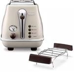 DeLonghi CTOV 2103.BG Icona Vintage Toaster creme