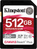 Kingston Canvas React Plus V60 512GB SDXC Speicherkarte 4K-UHS-II