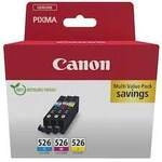 Canon CLI-526 Original Druckerpatronen Multipack Gelb Cyan Magenta 4541B018