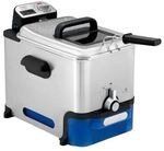 Tefal FR8040 Oleoclean Pro Inox & Design Fritteuse Edelstahl/Schwarz