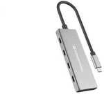 Conceptronic HUBBIES16G 4-Port USB 3.2 Gen-2 Hub, 10Gbps, USB-C x 4, 100W USB PD