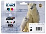 Epson 26 Original Druckerpatronen Multipack Cyan, Magenta, Gelb, Schwarz T2616