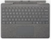 Microsoft Surface Pro Keyboard mit Stiftaufbewahrung platin