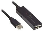 Good Connections USB 2.0 Aktives Verl&auml;ngerungskabel 10m St. A zu Bu. A schwarz