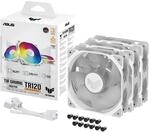 ASUS TUF GAMING TR120 ARGB 3x Geh&auml;usel&uuml;fter Reverse wei&szlig;, 120 mm, PWM