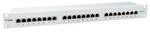 EQUIP 326325 24-Ports Cat.6 Geschirmtes Patch Panel, Hellgrau