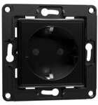Shelly Wall Socket EU Wandsteckdose schwarz