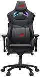 ASUS ROG Chariot X Gaming-Stuhl - Aura RGB Beleuchtung, 4D-Armlehnen, Schwarz