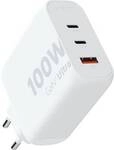 Xtorm GaN2 Ultra Wand-Ladeger&auml;t 100W / PD / 2x USB-C / 1x USB-A wei&szlig;