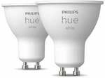 Philips Hue White GU10 Doppelpack 2x400lm