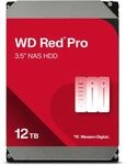 WD Red Pro WD122KFBX NAS HDD - 12 TB 7200 rpm 512 MB 3,5 Zoll SATA 6 Gbit/s CMR
