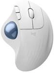Logitech Ergo M575s Wei&szlig; - Kabellose Trackball-Maus inkl. Logi Bolt Adapter