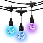 Nanoleaf Essentials Matter Smart Multicolour Outdoor String Light Starter Kit...