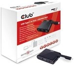 Club 3D CSV-1532 USB-C&reg; to VGA + USB-A 5Gbps+ USB-C&reg; Charging Mini Dock
