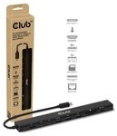 Club 3D 10-1 Hub USB Typ-C&reg; 10Gbps auf HDMI&trade; 8K30Hz PD3.1 Max.140Watt