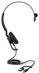 Jabra Engage 50 II Mono Headset USB-C/A + Link-Adapter (Steuereinheit), MS-Teams