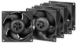ARCTIC S8038-10K Server L&uuml;fter 80mm 4er Pack schwarz