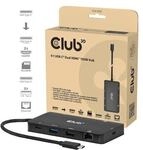 Club 3D 9-1 USB-C Dual HDMI&trade; 100W Hub