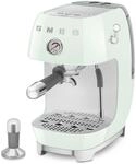 SMEG ECF03PGEU 50's Style Premium-Siebtr&auml;ger-Espressomaschine Pastellgr&uuml;n